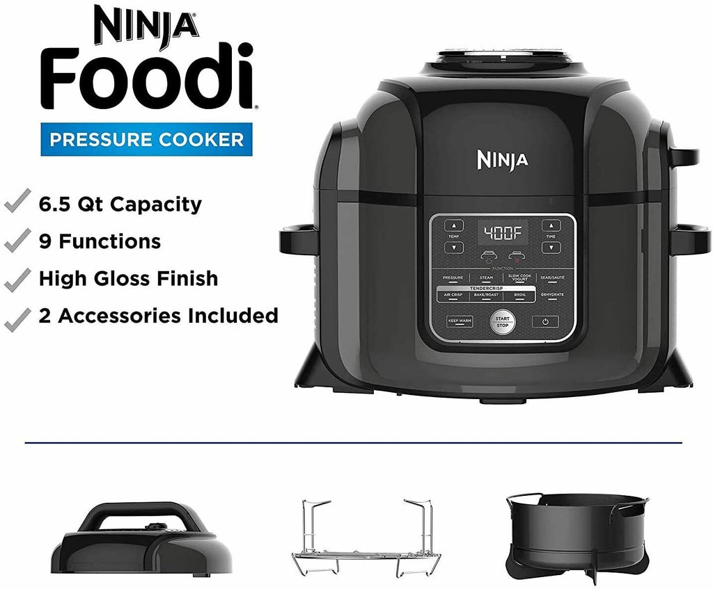 6.5 Quart 9-in-1 Pressure Cooker and Air Fryer X312695
