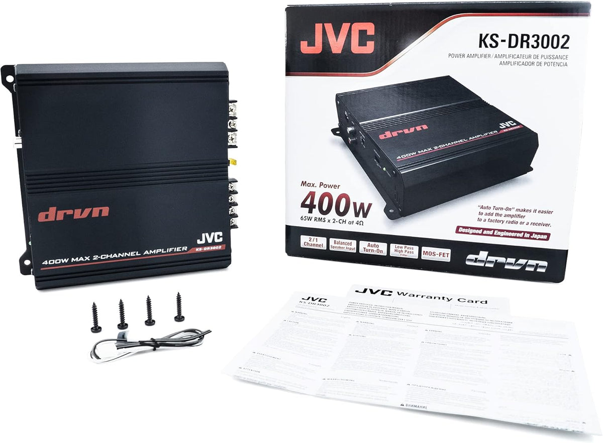 2-Channel Car Amplifier 400 Watts F169368