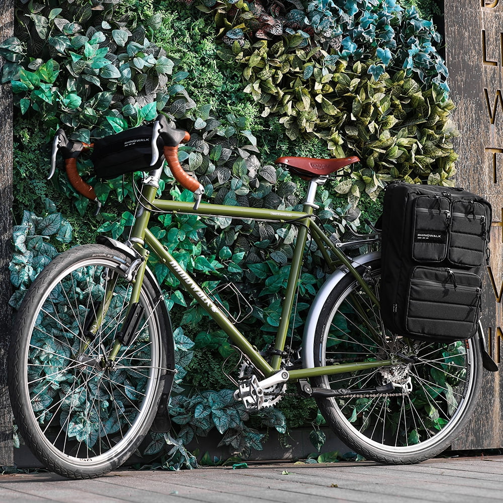 Rearseat Bag for Bikes Large Capacity Cycling Bag with Waterproof Raincover A9851