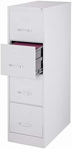 4 Drawer Light Gray File Cabinet T304