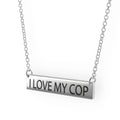 Sterling Silver Bar Pendant Necklace H30486