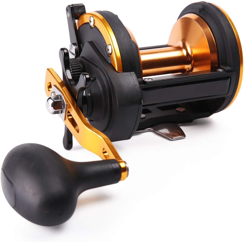 Conventional Trolling Fishing Reel for Saltwater Big Game, Pack of 2 N4126