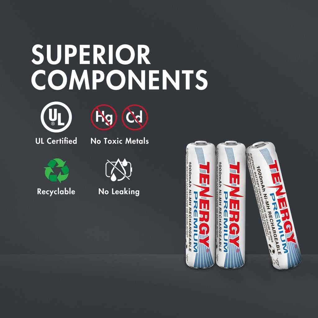 Rechargeable AAA Batteries 1000mAh NiMH A554696