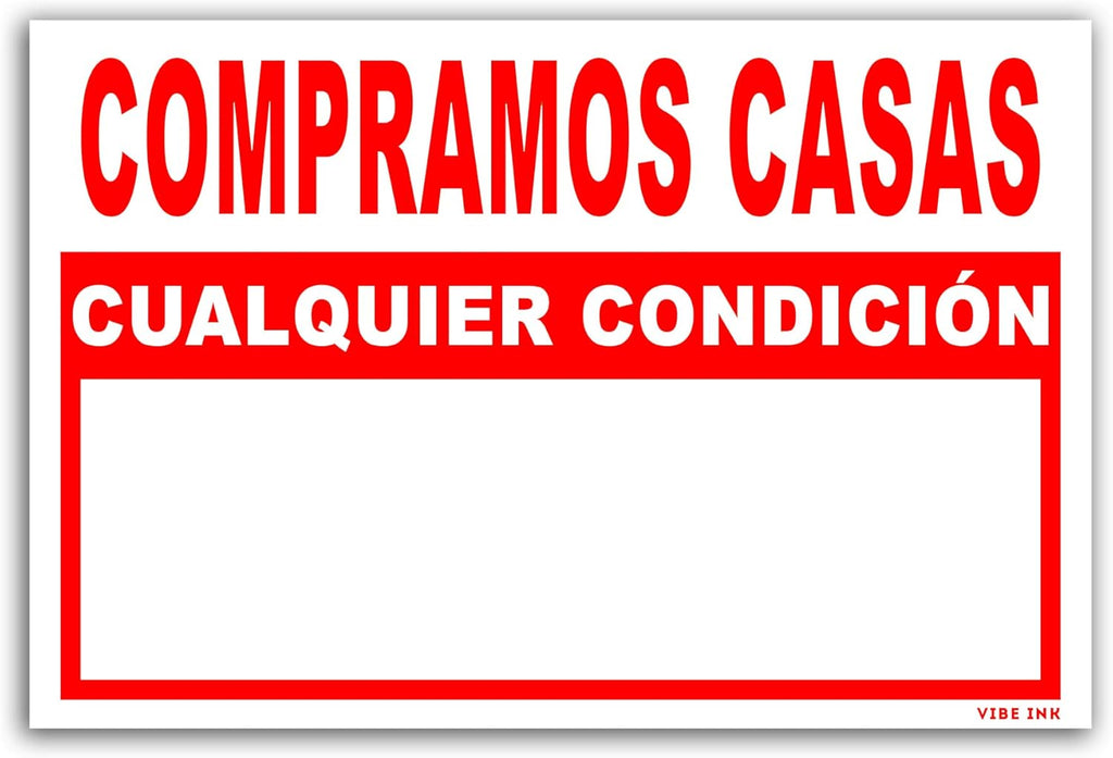 100-pack 18"x12" Plastic Signs X37715