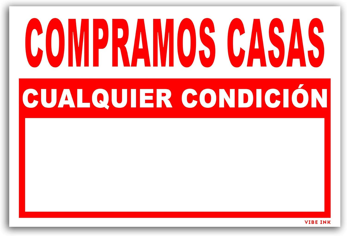 100-pack 18"x12" Plastic Signs X37715