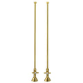 Straight Supply Lines with Cross Handle Supply Stops E40818