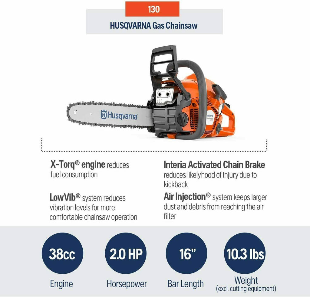 16 in 38cc Gas-Powered Chainsaw B498593
