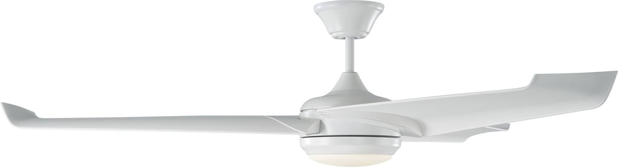 Matte White Ceiling Fan Y48209