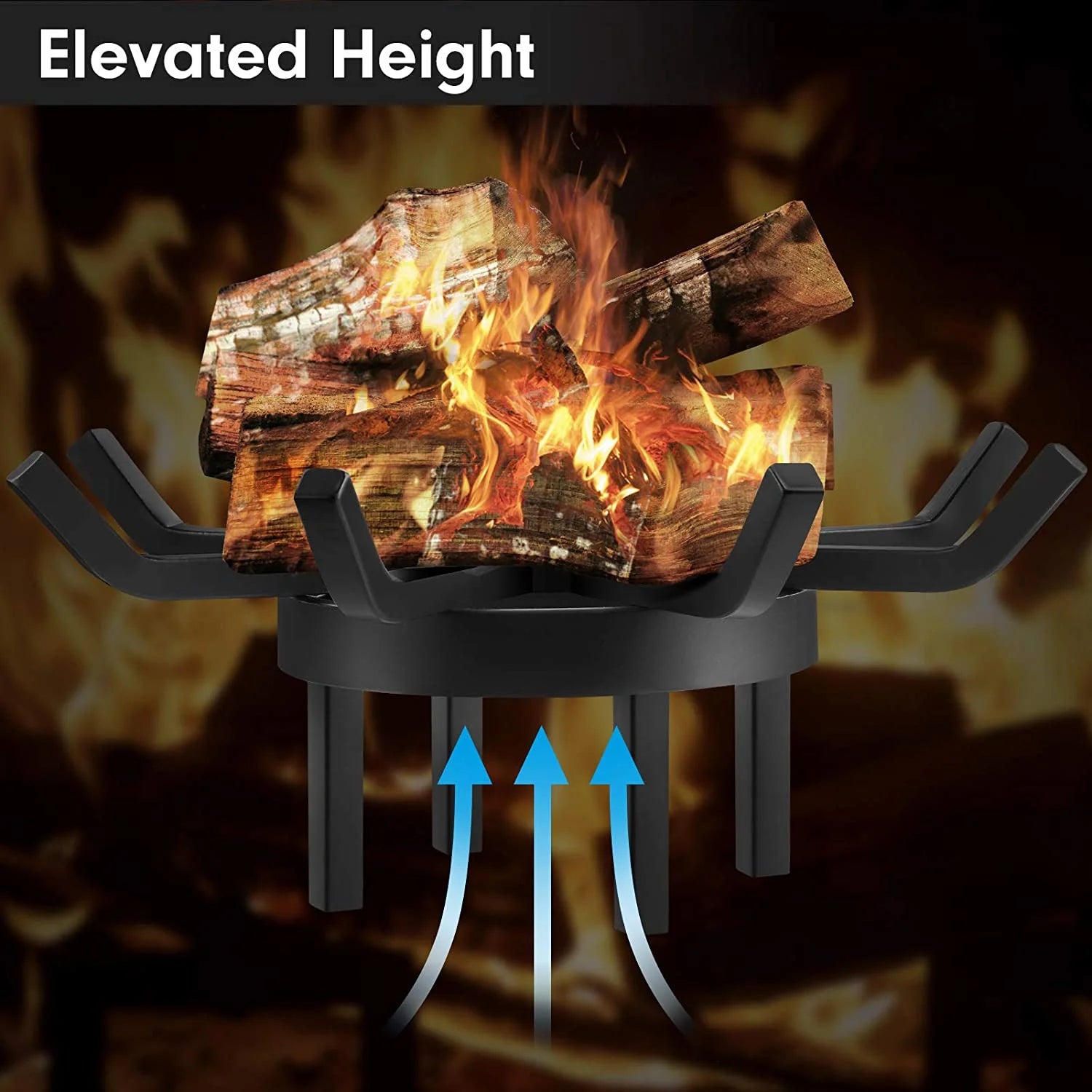 20in Wrought Iron Fire Grate Q34812