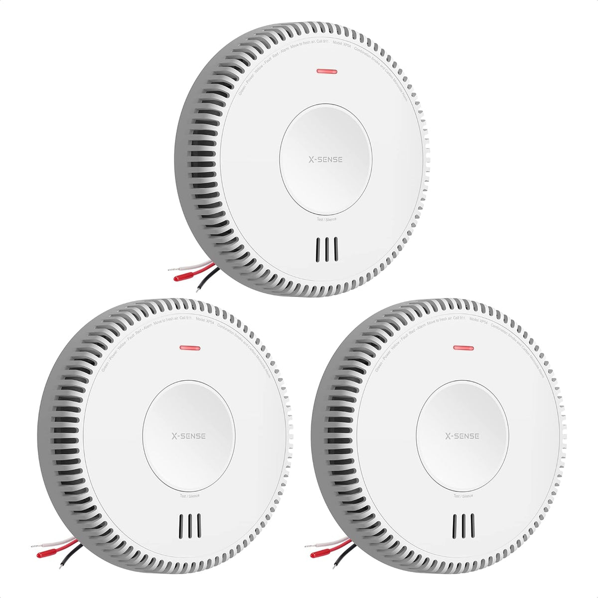 Hardwired Combination Smoke and Carbon Monoxide Detector with Battery Backup S74482