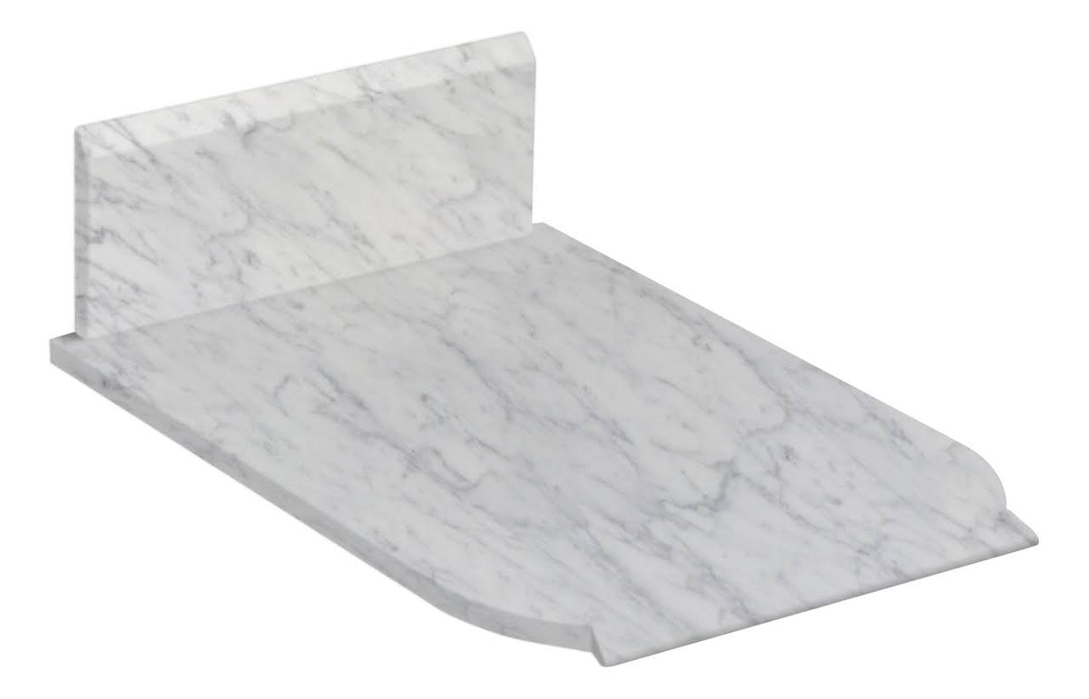 Antique Bianca Carara Marble Top C540