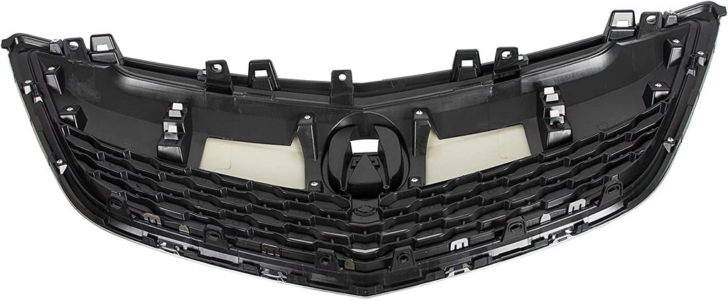 Silver Black Front Grille Cover S571385