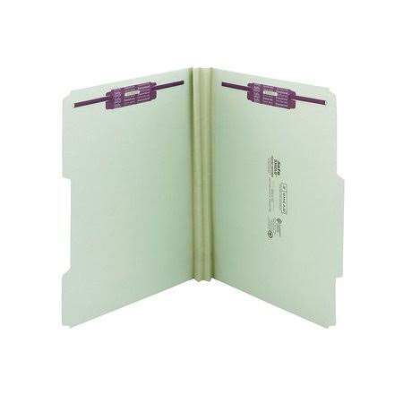 Letter Size Pressboard Classification Folders with Fasteners, 25 per Box I215185