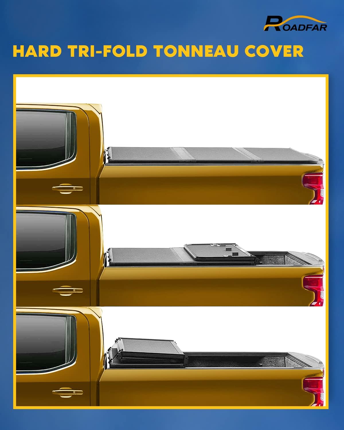 Hard Tri-Fold Truck Bed Tonneau Cover D670