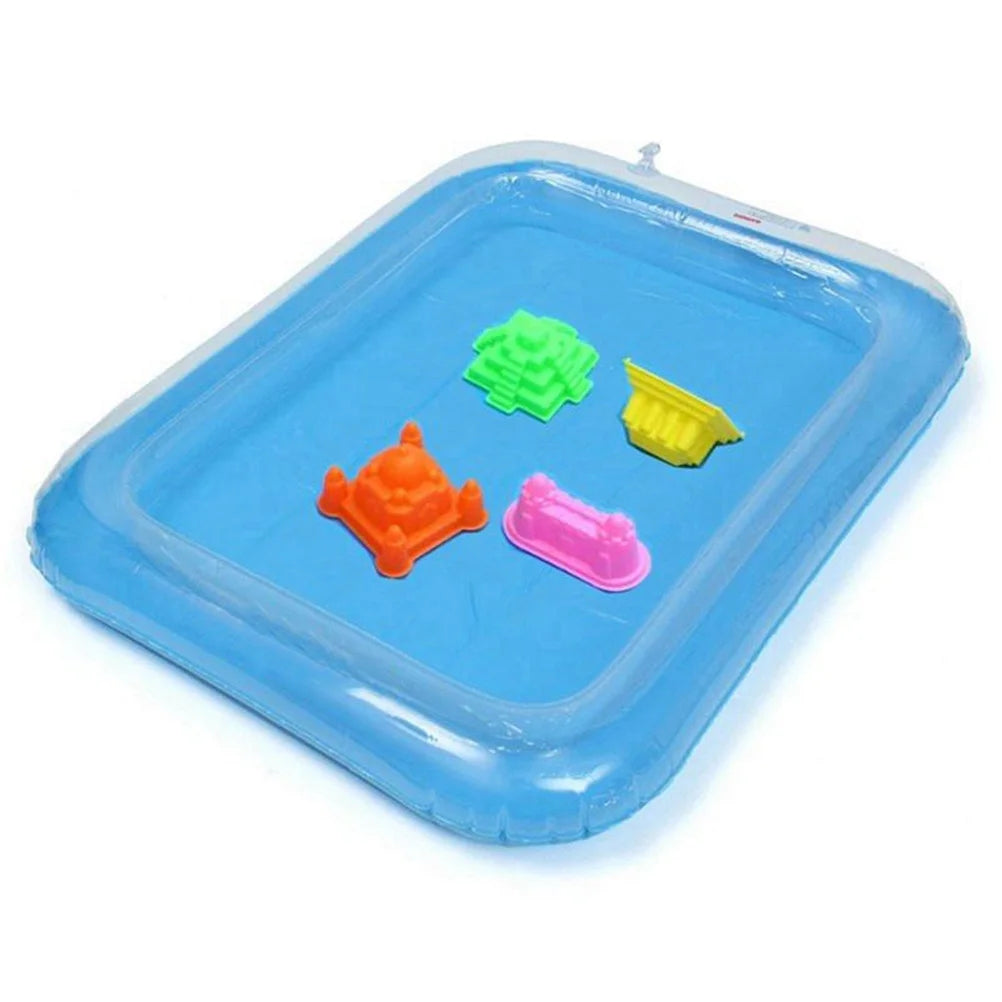 Blue Inflatable Sandbox Play Sand Tray E38467