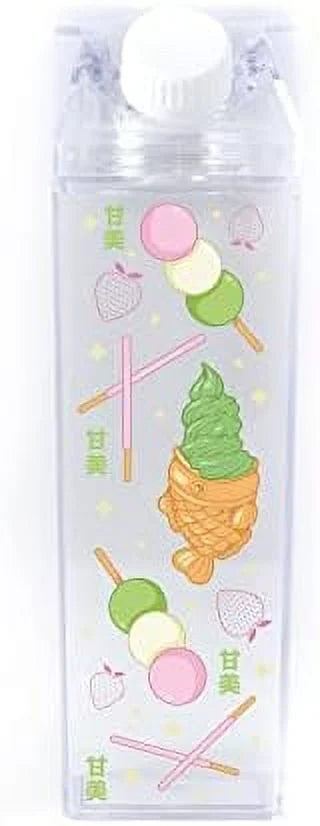 500ml 16.9oz Clear Milk Carton Water Bottle B95764