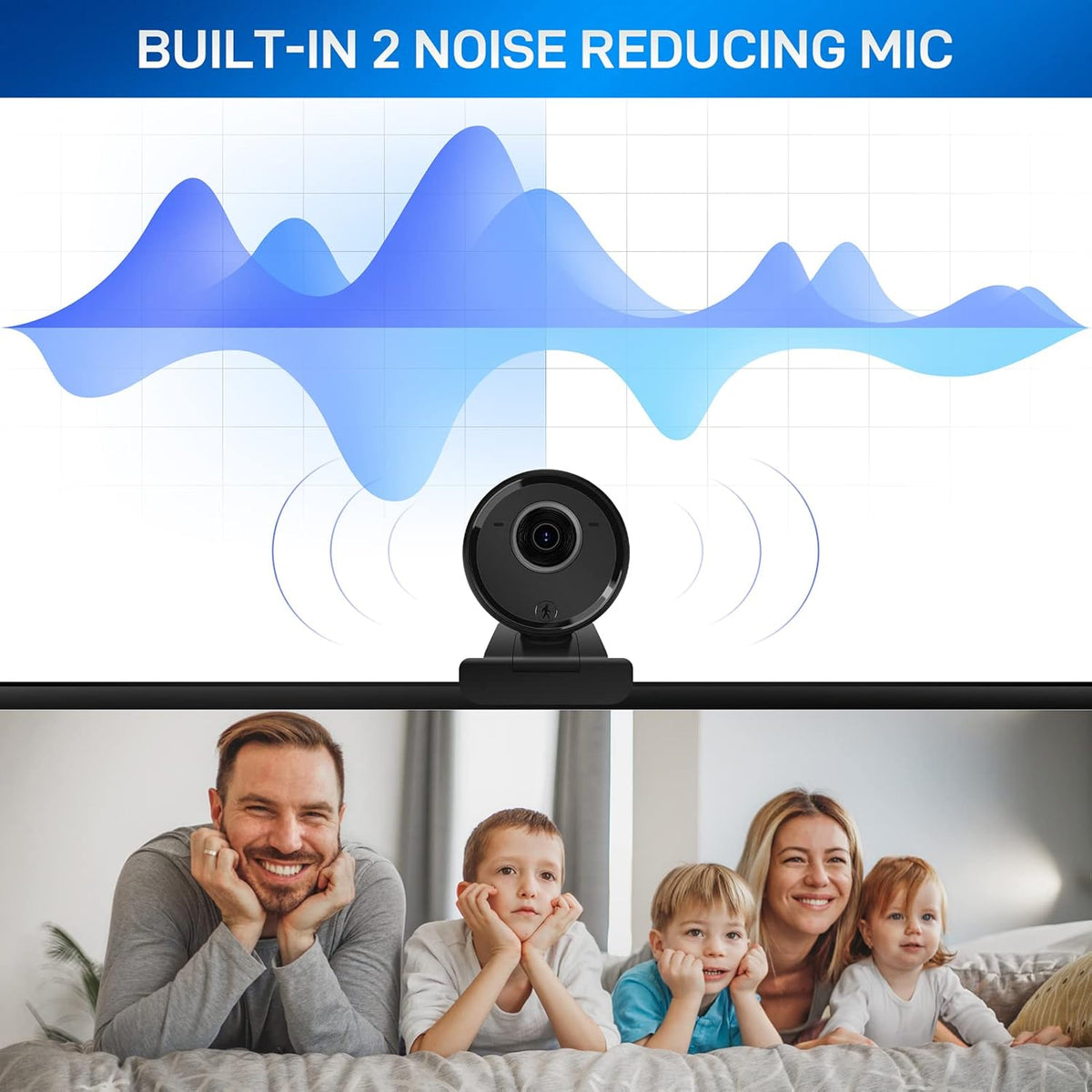 1080P 30FPS Webcam with Dual Microphone P241