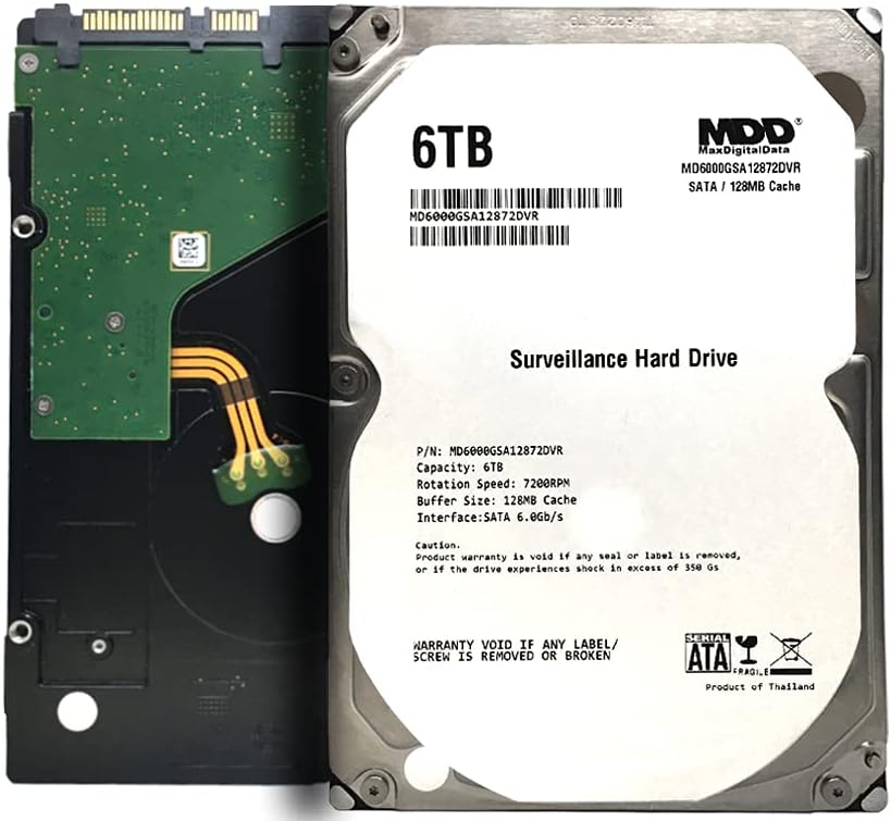 6TB 7200RPM 128MB Cache SATA 6.0Gb/s 3.5 Internal Hard Drive U127575