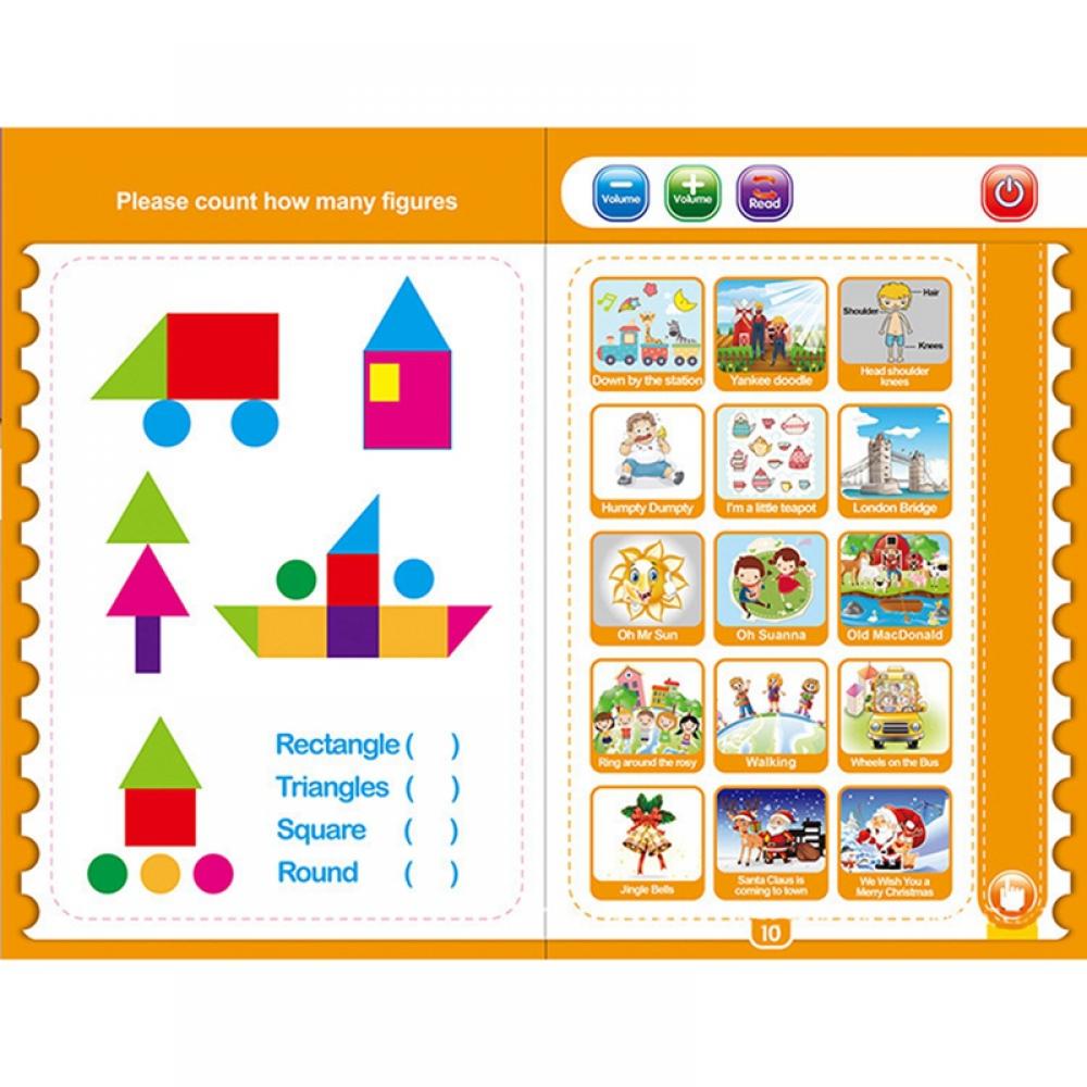 Sound Book for Children English Letters & Words Educational Toys C41791