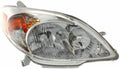 Passenger Side Halogen Headlight Assembly for Toyota Matrix 2003-2008 W7602
