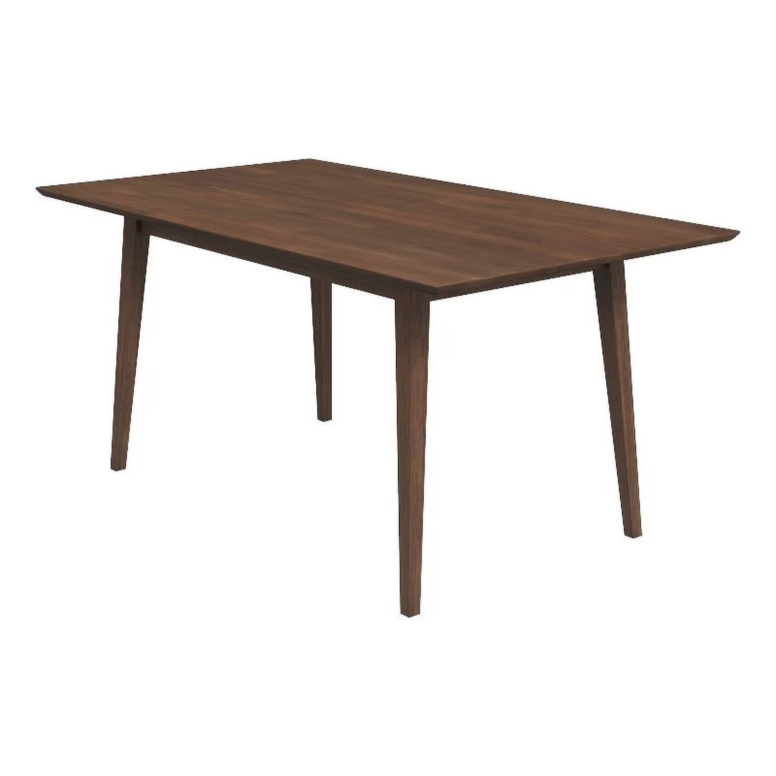 Brown Walnut Wood Large Dining Table Z136057