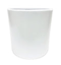 White Fiberglass Planter M428