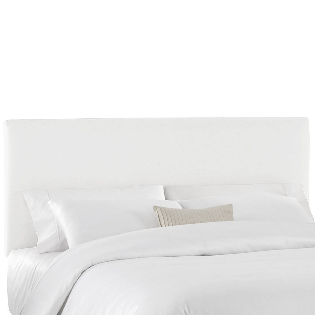 Tufted Headboard in Twill Blue California King V78775