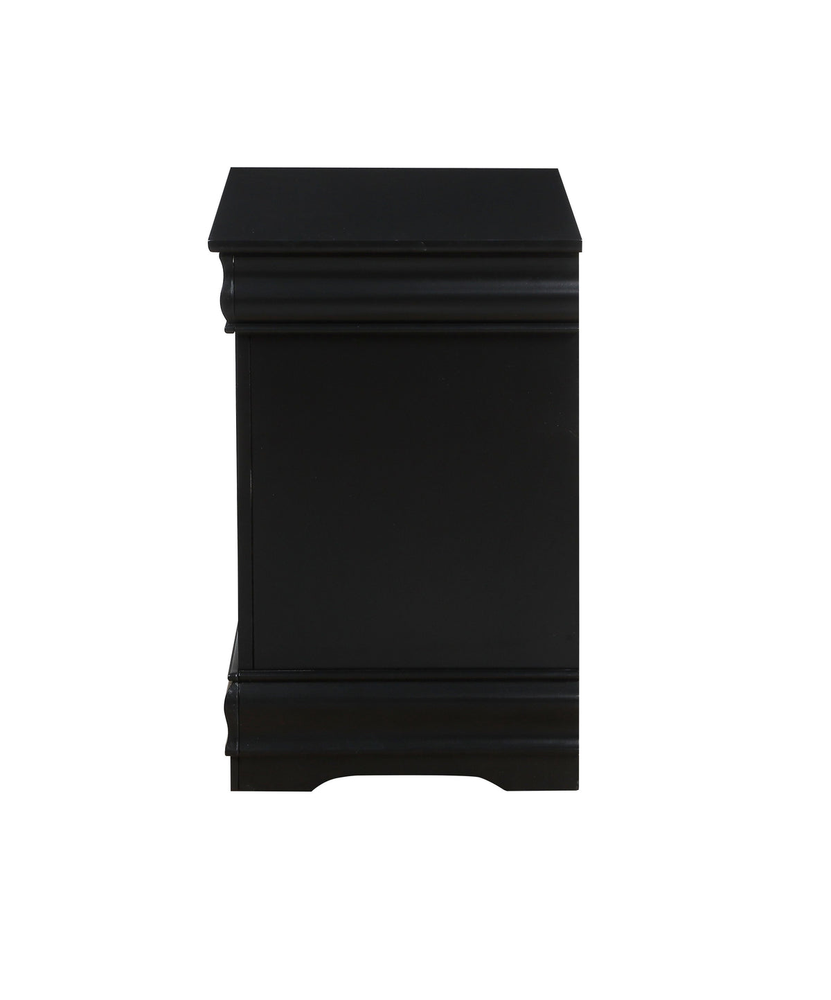 Vintage Wood Nightstand with Drawers F588