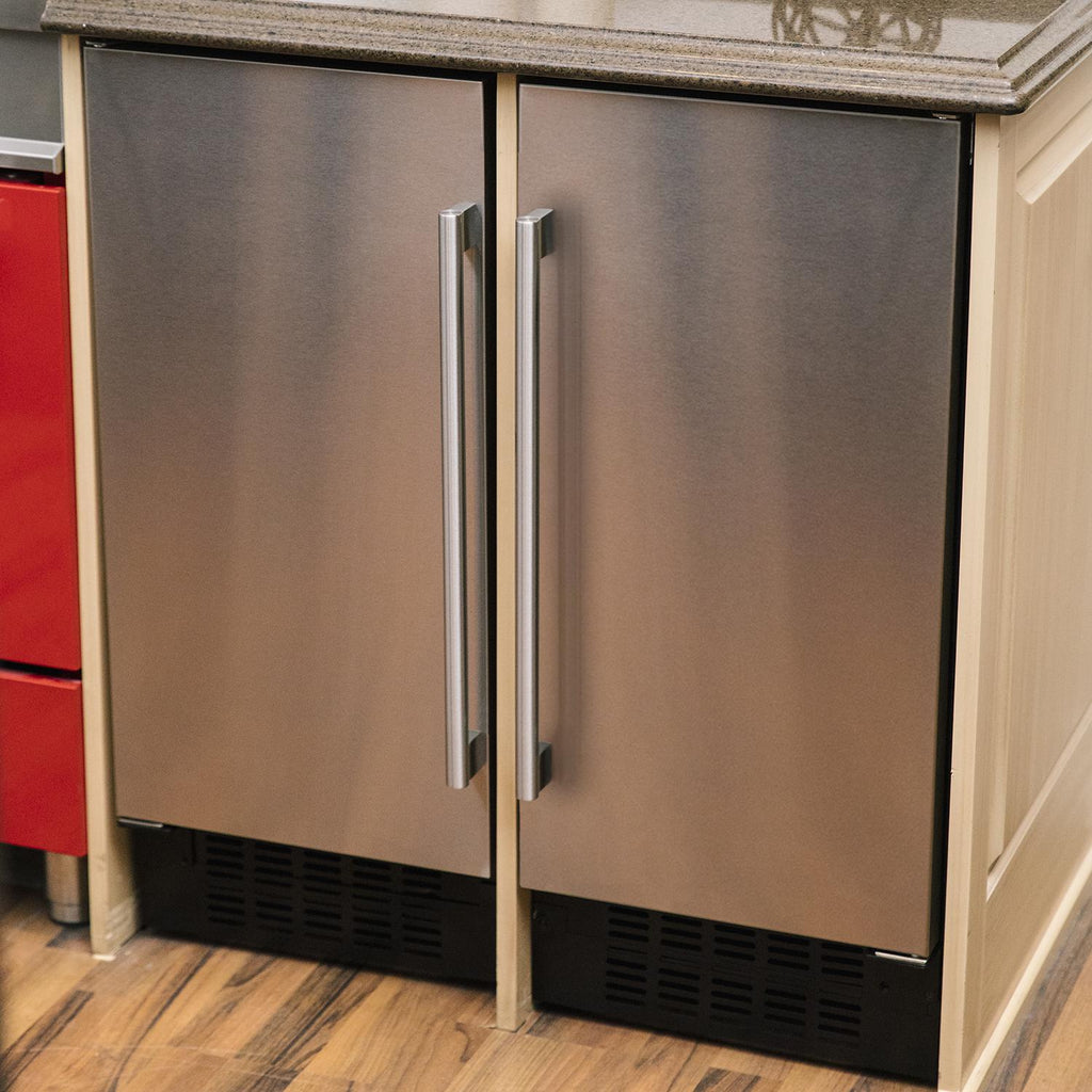 15-Inch 3 Cu. Ft. Compact Refrigerator Stainless Steel B22865