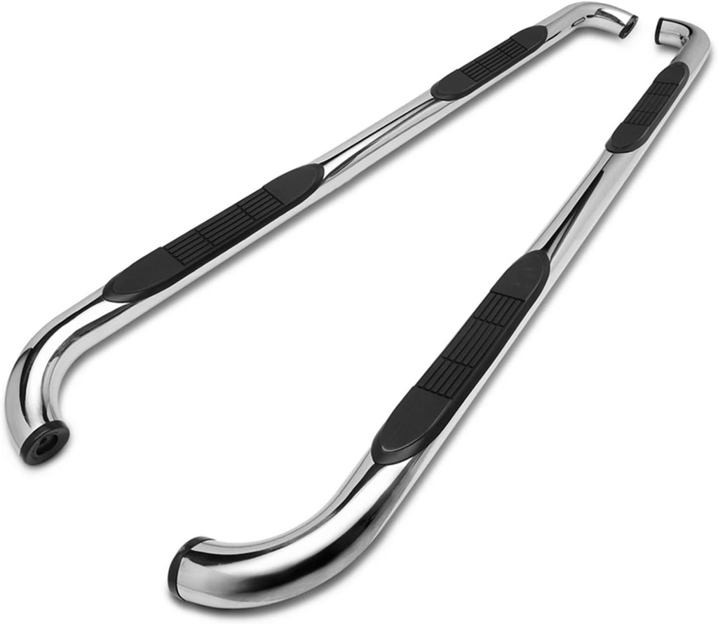 3" Stainless Steel Side Bars for RAM 1500 Quad Cab Pickup Truck 2Pcs I1594
