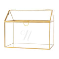 Gold Wedding Glass Terrarium Card Holder O287679