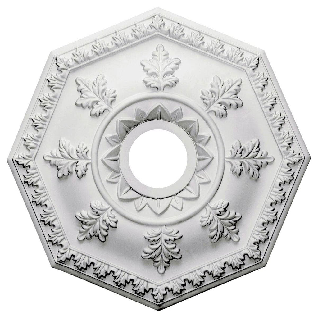 18 inchod x 3 1/2 inchid x 1 1/2 inchp Hand-Painted Flash Gold Ceiling Medallion L924483