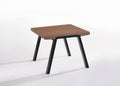 Modern Walnut and Black End Table C991112