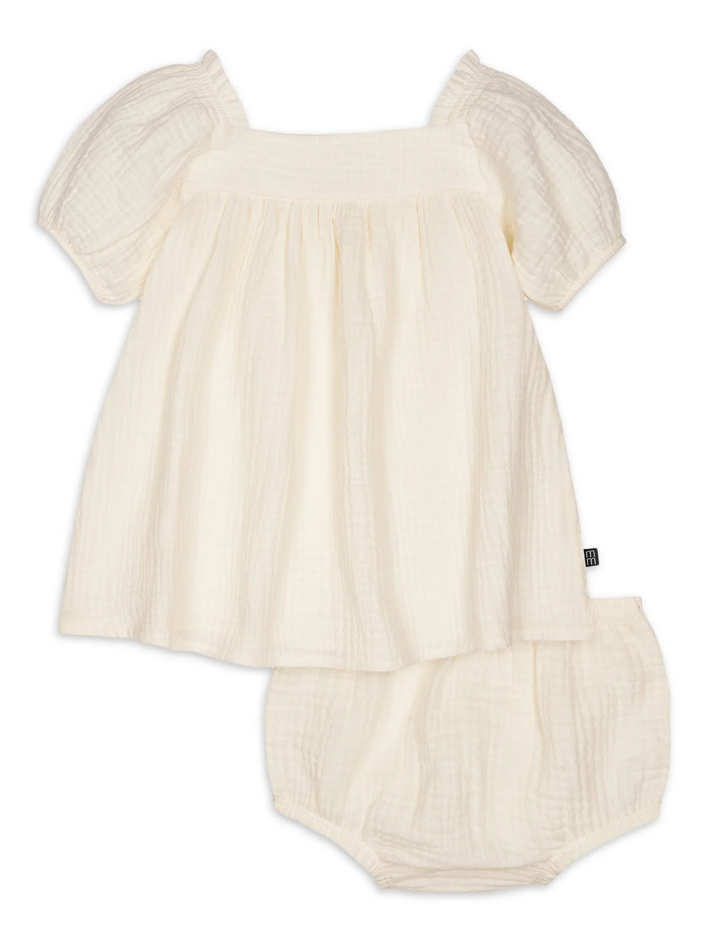 Ruffle Sleeve Dress and Diaper Cover Y6033