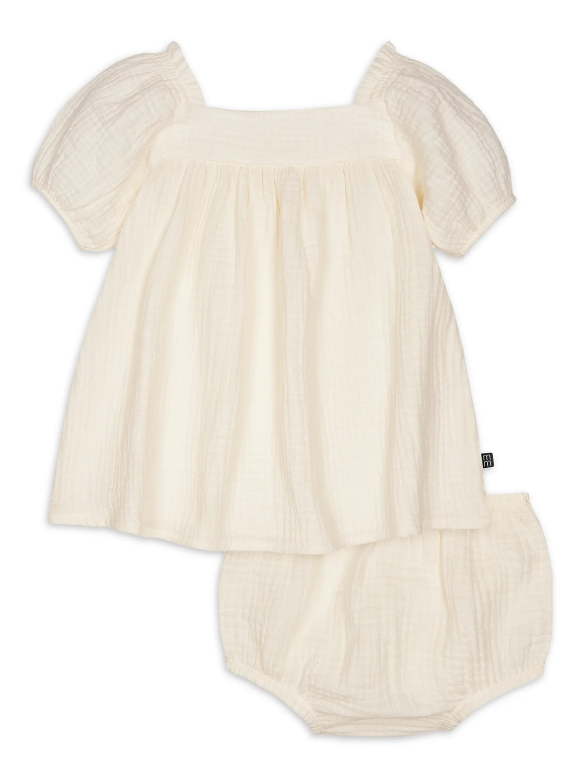 Ruffle Sleeve Dress and Diaper Cover Y6033