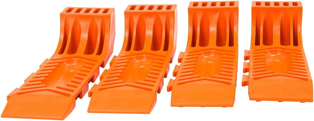 Interlocking Tire Skates Safety Orange (4pc Set) L8579