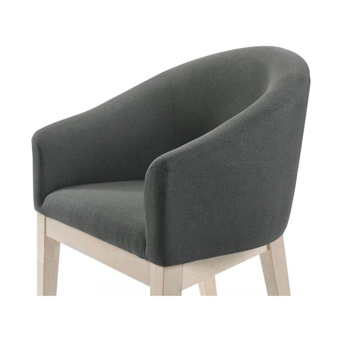 Gray Fabric Accent Chairs and Side Table Set R997069