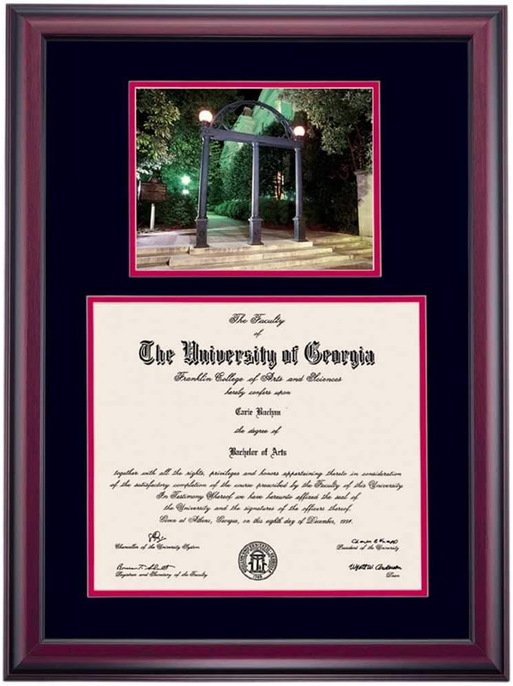 Black/Cherry Mat 12 x 15 Diploma Frame O819086