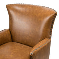 Traditional Wingback Upholstered Armchair with Nailhead Trim Set of 2 X508813