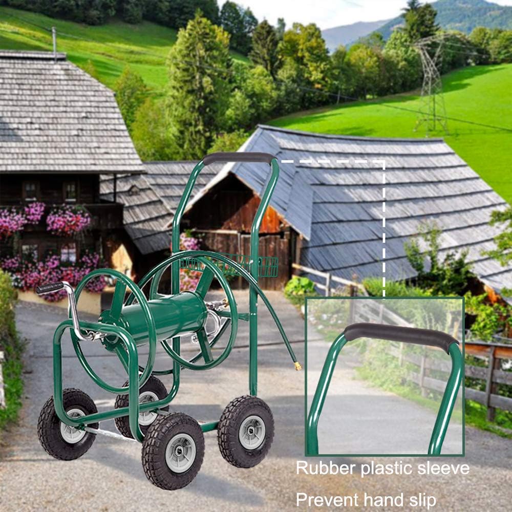 Garden Water Hose Reel Cart with 300FT Hose G967760