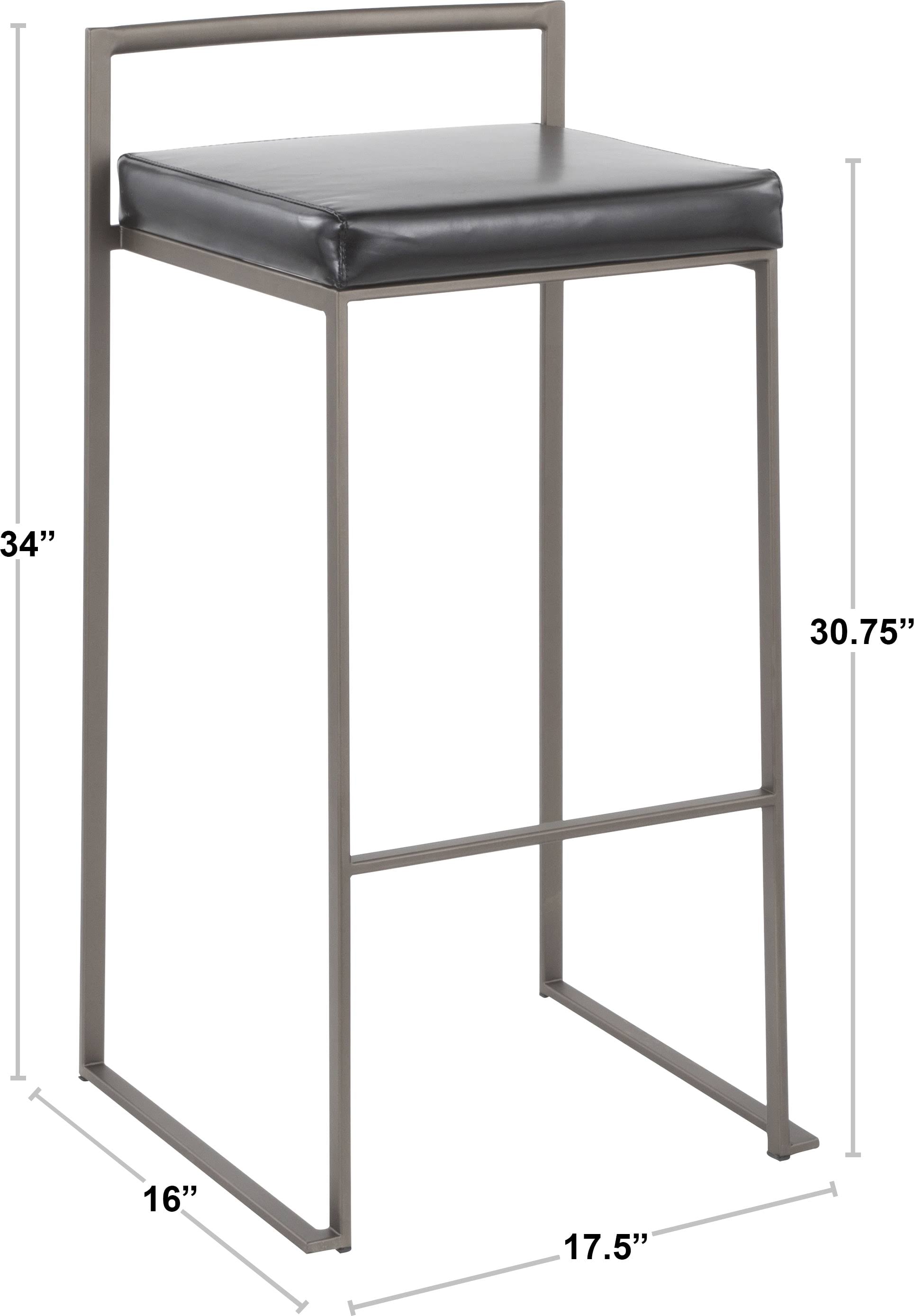 Stackable Barstool Set of 2 Y3906