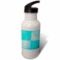Aqua and Blue 21 oz Sports Water Bottle H764042
