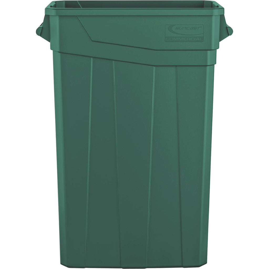 Slim Trash Can, 23 Gal., Green Q4041