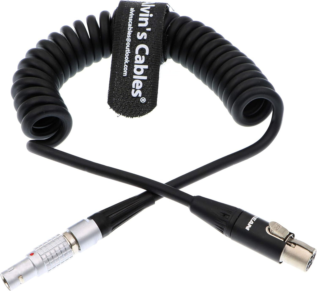 2 Pin Male to Mini XLR 4 Pin Female Monitor Power Cable Pack of 2 Y4743