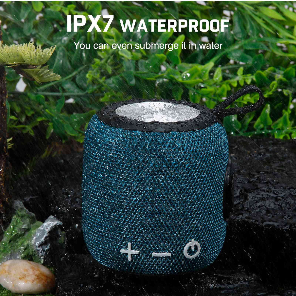 Blue Bluetooth V5.2 Portable Waterproof Speaker Z76842