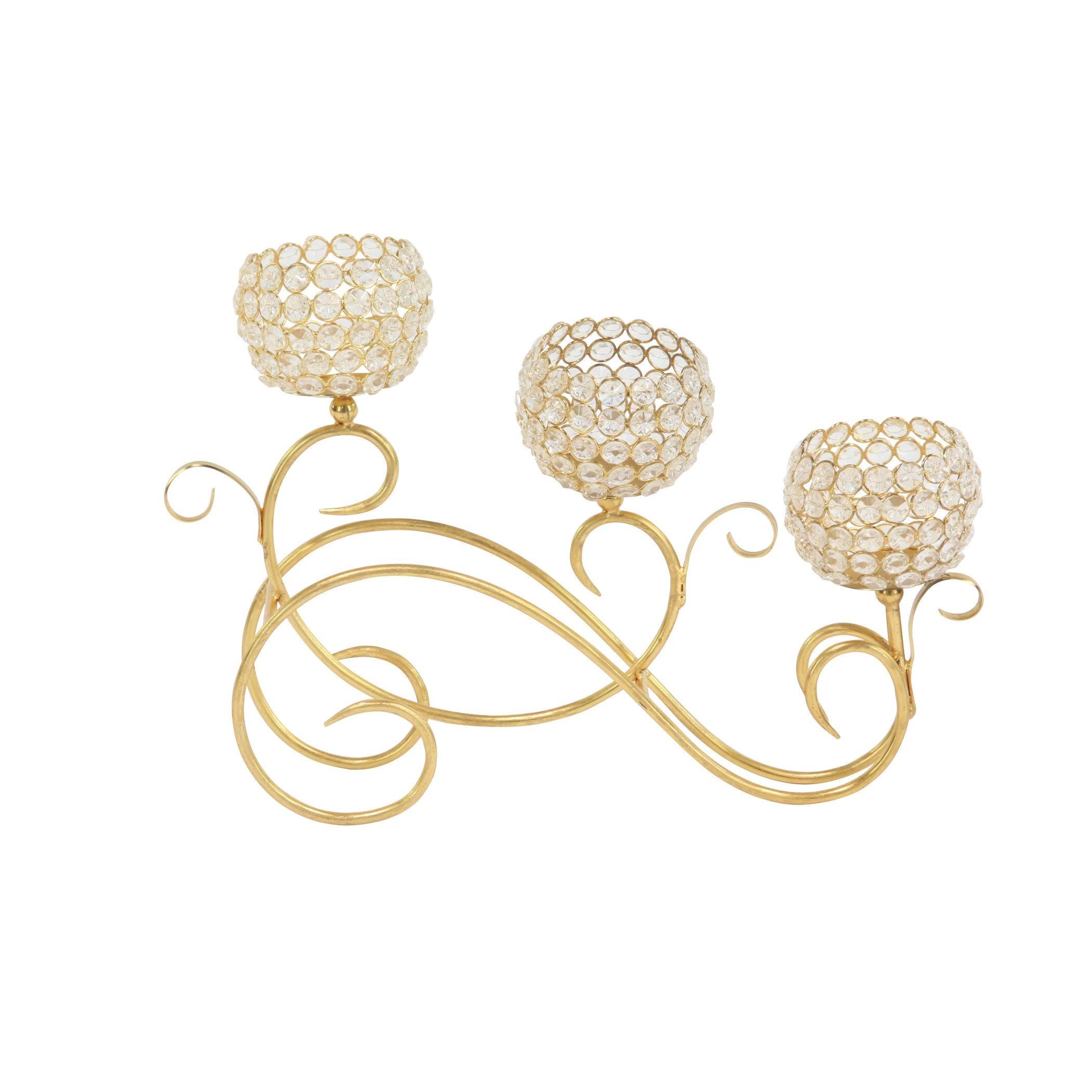 Gold-Tone Candle Holder T6300