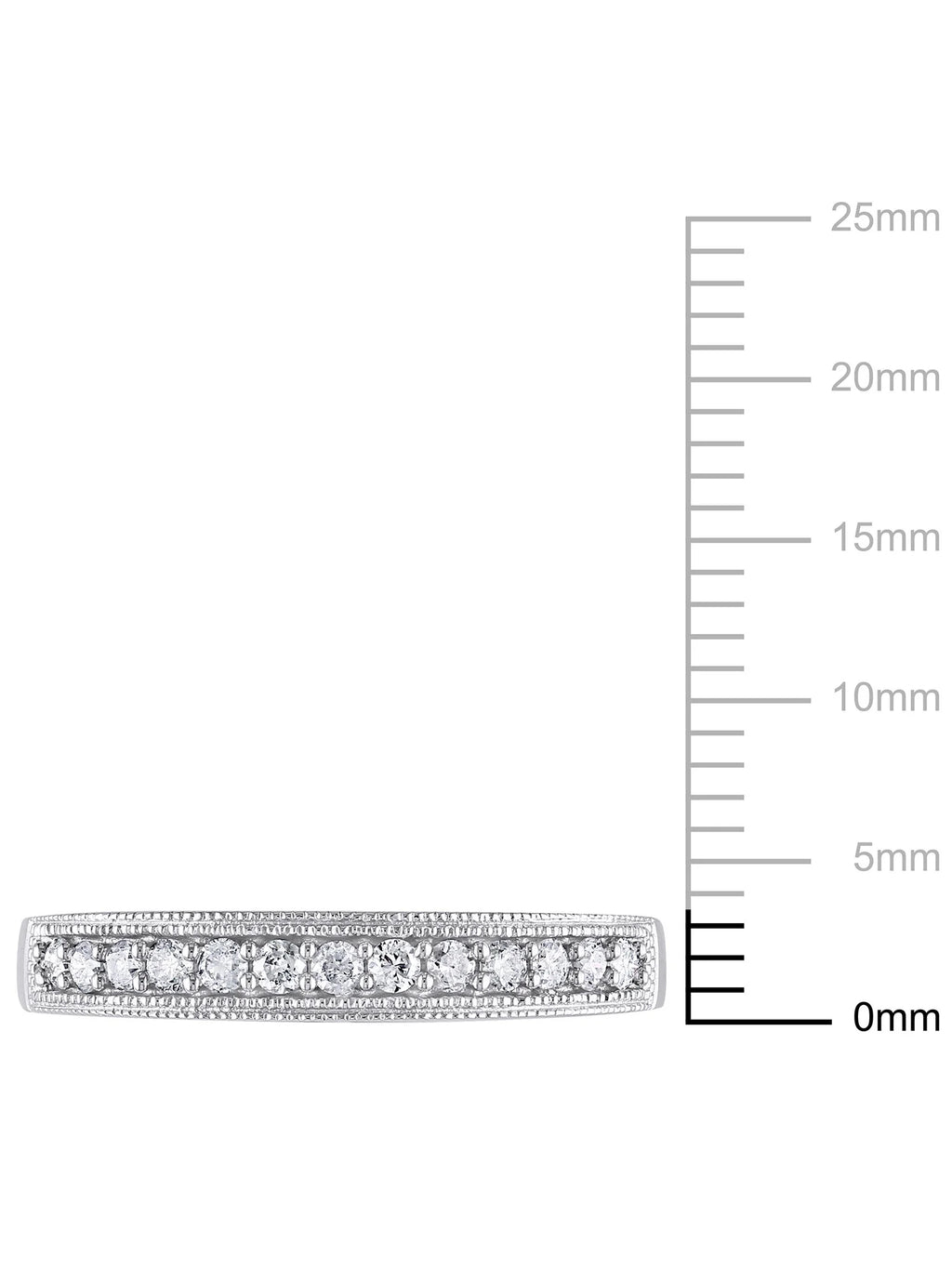 10kt White Gold Diamond Wedding Band W94600