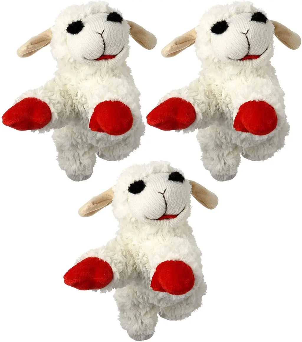 10 3-Pack Plush Dog Toy K195