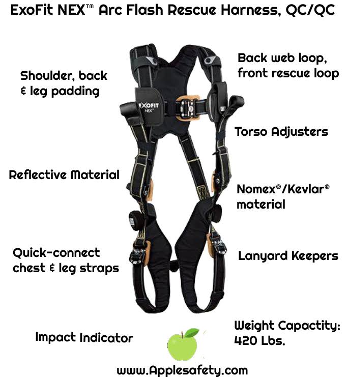 Arc Flash Rescue Harness C9234