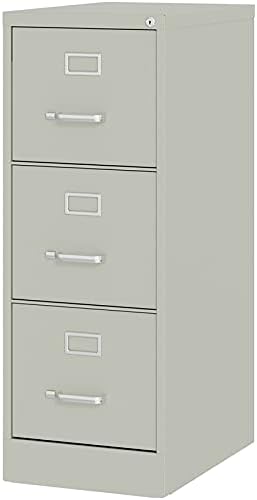 Black 3 Drawer Vertical Metal File Cabinet P67405